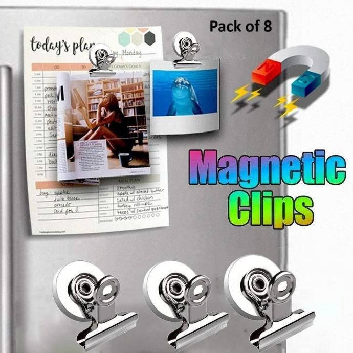 Magnetic Clip Pack of 8